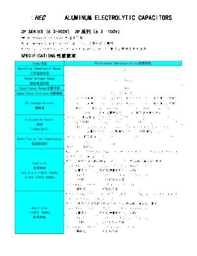 HEC [radial] ZP series