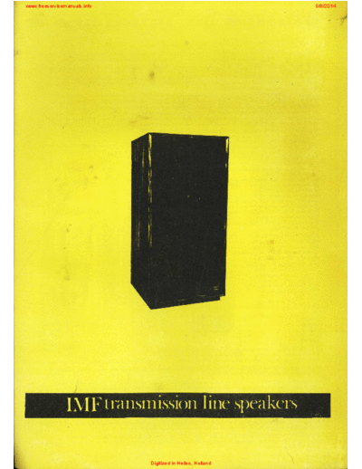Imf transmission line speakers