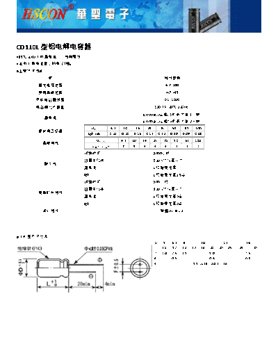 HSCON [radial thru-hole] CD110L Series