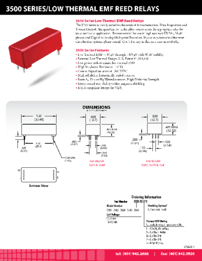 3500_series_reed_relay_datasheet