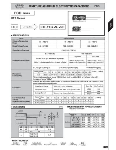 Seacon [radial thru-hole] FCD Series