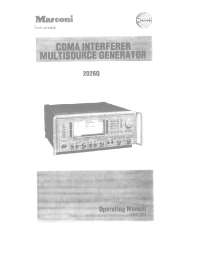 MARCONI 2026Q Operating