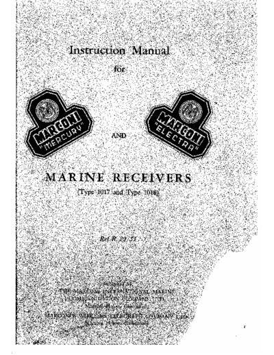 Marconi Electra & Mercury