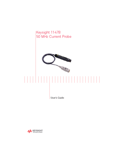 01147-97001 Keysight 1147B 50 MHz Current Probe User_2527s Guide [24]