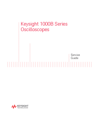 1000B Series Oscilloscopes Service Guide 54139-97015 c20140701 [46]