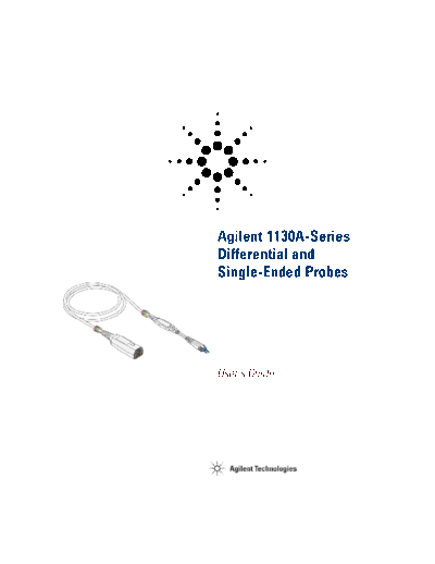 1130A 1.5 GHz InfiniiMax Differential and Single-ended Probes User_2527s Guide 01130-97006 [236]