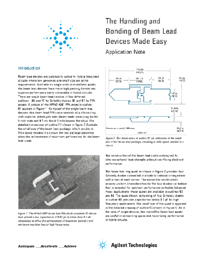 5953-4435 The Handling and Bonding of Beam Lead Devices Made Easy - Application Note c20131209 [7]