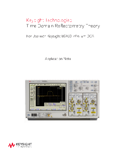 5966-4855E Time Domain Reflectometry Theory - Application Note c20140906 [16]