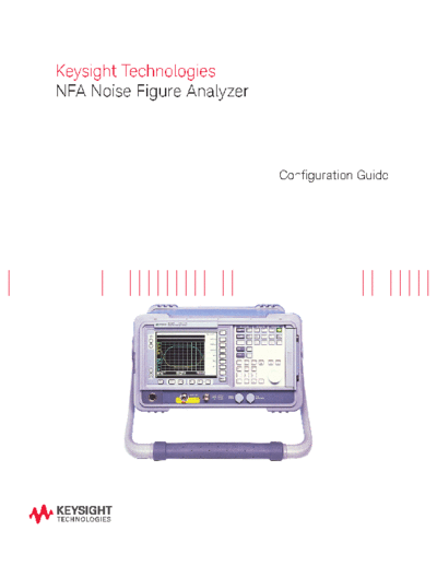 5980-0163E NFA Series Noise Figure Analyzer - Configuration Guide c20140826 [8]