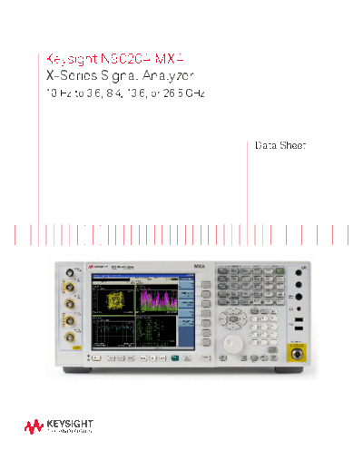 5989-4942EN N9020A MXA X-Series Signal Analyzer - Data Sheet c20140826 [20]