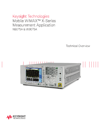 5989-5353EN N9075A & W9075A 802.16 OFDMA X-Series Measurement Application - Technical Overview c20141008 [12]
