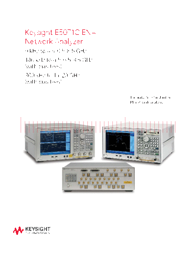 5989-5478EN E5071C ENA Network Analyzers - Brochure c20140725 [18]