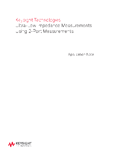 5989-5935EN Ultra-Low Impedance Measurements using 2-Port Measurements c20140811 [52]