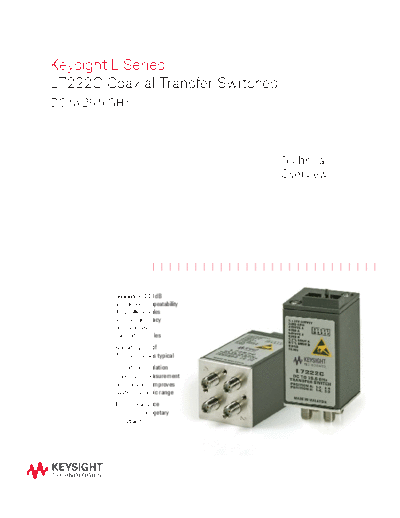 5989-6084EN L Series L7222C Coaxial Transfer Switches - Technical Overview c20140725 [12]