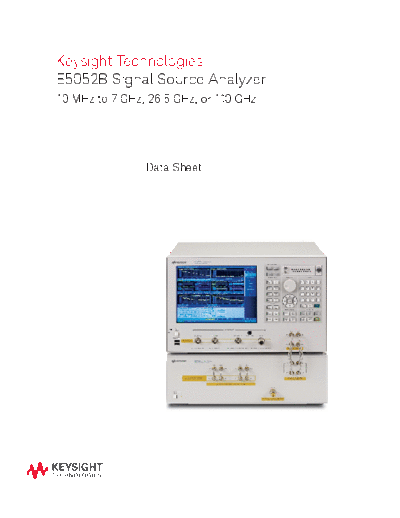 5989-6388EN E5052B Signal Source Analyzer - Data Sheet c20140818 [21]