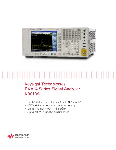 5989-6527EN N9010A EXA X-Series Signal Analyzer - Brochure c20140417 [8]