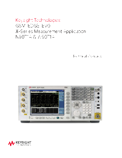 5989-6532EN N9071A and W9071A GSM EDGE EVO X-Series Measurement Application - Technical Overview c20141028 [14]