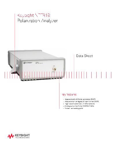 5989-6938EN N7781B Polarization Analyzer - Data Sheet c20140715 [6]