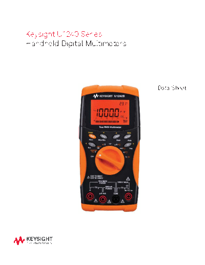 5989-7040EN U1240 Series Handheld Digital Multimeters - Data Sheet c20141007 [9]