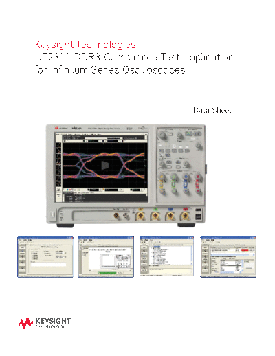5989-7243EN U7231A DDR3 Compliance Test Application for Infiniium Series Oscilloscopes - Data Sheet c20140828 [14]