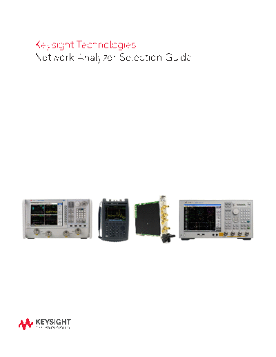 5989-7603EN Network Analyzer - Selection Guide c20141029 [23]