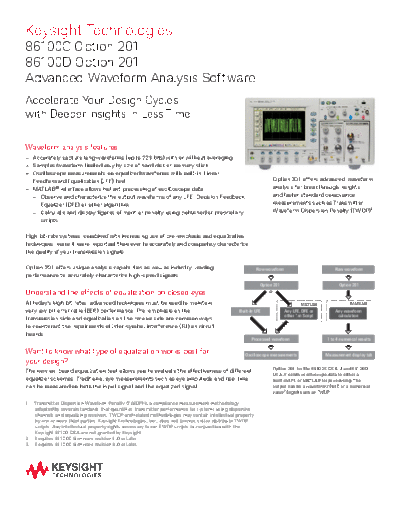5989-7908EN 86100D Option 201 Advanced Waveform Analysis Software - Product Fact Sheet c20140727 [2]