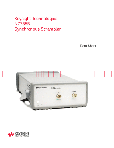 5989-8114EN N7785B Synchronous Scrambler - Data Sheet c20140507 [5]