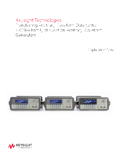 5989-9760EN Transferring Arbitrary Waveform Data to the 33200A Family of Function Arbitrary Waveform Generators c20140910 [11]