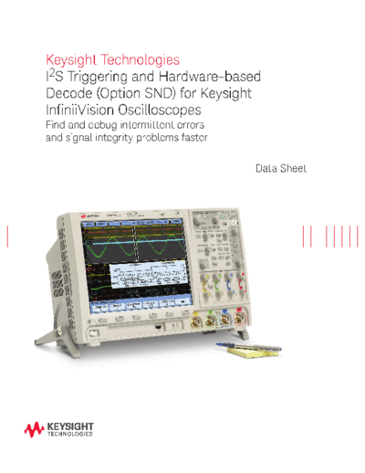 5990-4198EN N5468A I2S Triggering and Hardware-based Decode (Option SND) for InfiniiVision c20140820 [8]