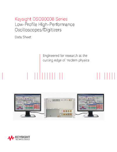 5990-4716EN DSO90008 Series Low-Profile High-Performance Oscilloscopes Digitizers - Data Sheet c20141022 [20]