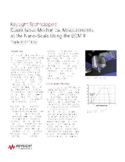 5990-4853EN Quantitative Mechanical Measurements at the Nano-Scale Using the DCMII - Application Note c20141022 [4]