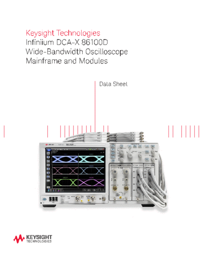 5990-5824EN Keysight Infiniium DCA-X 86100D Wide-Bandwidth Oscilloscope Mainframe and Modules - Data Sheet c20141015 [37]