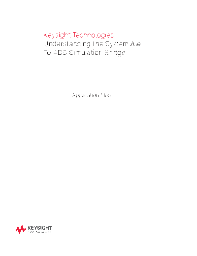 5990-6030EN Understanding the SystemVue To ADS Simulation Bridge - Application Note c20140829 [9]