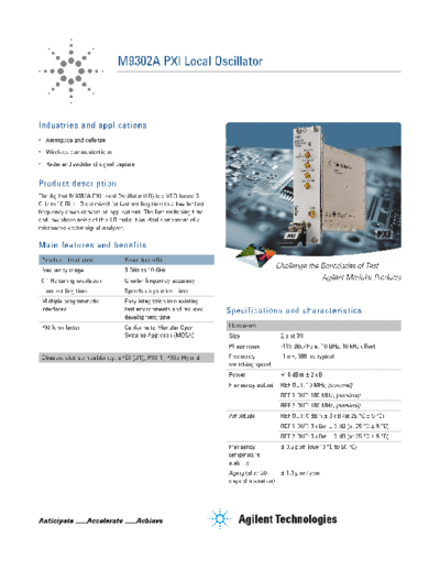 5990-6054EN M9302A PXI Local Oscillator - Flyer c20131206 [2]