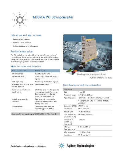 5990-6060EN M9361A PXI Downconverter - Flyer c20131206 [2]