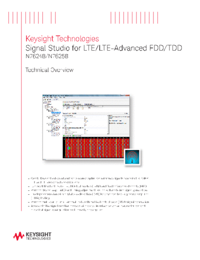 5990-6086EN Signal Studio for LTE LTE-Advanced FDD TDD N7624B N7625B - Technical Overview c20140915 [14]