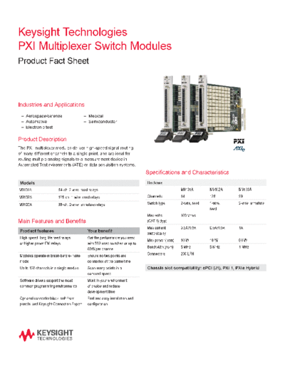 5990-6356EN PXI Multiplexer Switch Modules - Flyer c20140725 [2]
