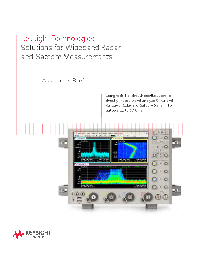 5990-6353EN Solutions for Wideband Radar and Satcom Measurements - Application Brief c20140719 [7]