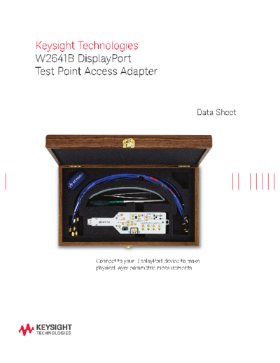 5990-6541EN W2641B DisplayPort Test Point Access Adapter - Data Sheet c20140819 [8]