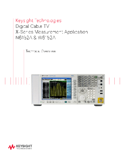 5990-6791EN N6152A & W6152A Digital Cable TV X-Series Measurement Application - Technical Overview c20141013 [12]