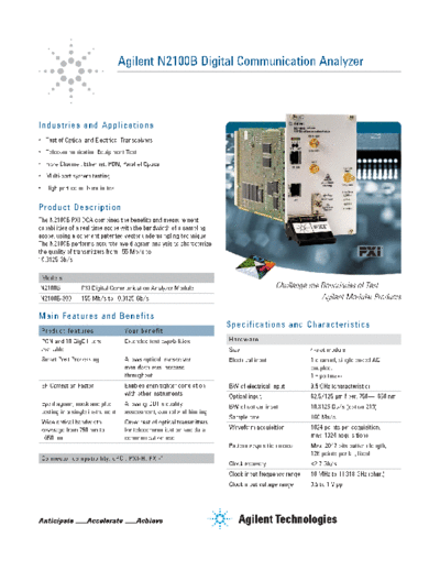 5990-7670EN N2100B Digital Communication Analyzer - Flyer c20130729 [2]