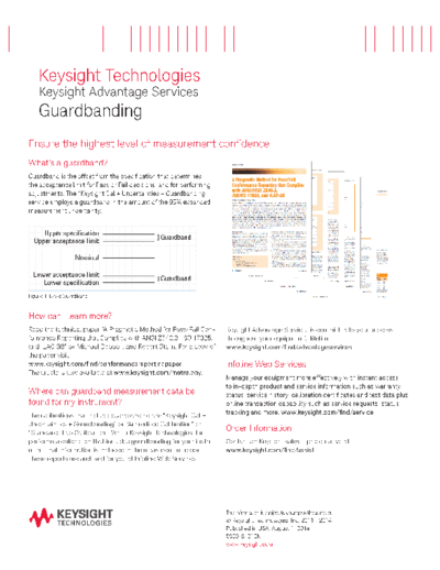 5990-8121EN Keysight Advantage Services Guardbanding - Flyer c20140718 [1]