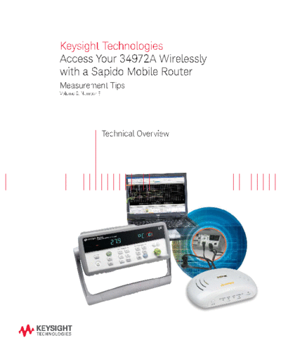 5990-8734EN Access Your 34972A Wirelessly with a Sapido Mobile Router - Technical Overview c20140905 [9]