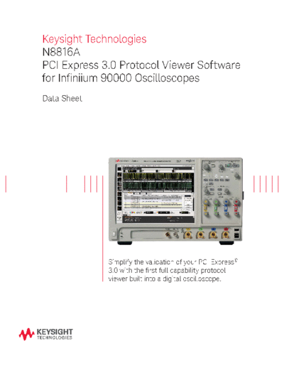 5990-8741EN N8816A PCI Express 3.0 Protocol Viewer Software for Infiniium 90000 Oscilloscopes - Data Sheet c20141023 [10]