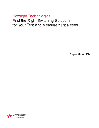 5990-8911EN Find the right switching solutions for your test and measurement needs c20140827 [7]