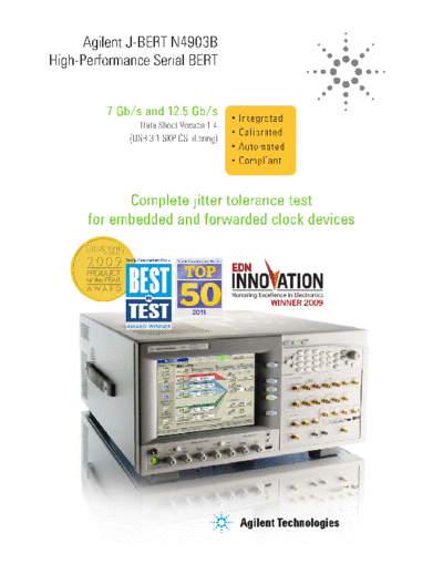 5990-3217EN J-BERT N4903B High-Performance Serial BERT - Data Sheet c20140616 [26]