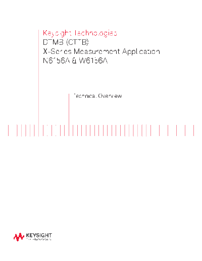 5990-3570EN N6156A & W6156A DTMB (CTTB) X-Series Measurement Application - Technical Overview c20141005 [14]