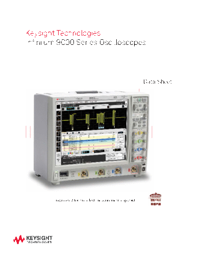 5990-3746EN Infiniium 9000 Series Oscilloscopes - Data Sheet c20140829 [28]