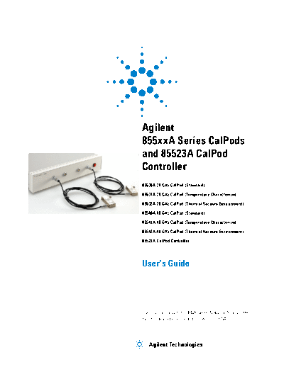 855xxA Series CalPods and 85523A CalPod Controller User_2527s Guide 85523-90001 [52]