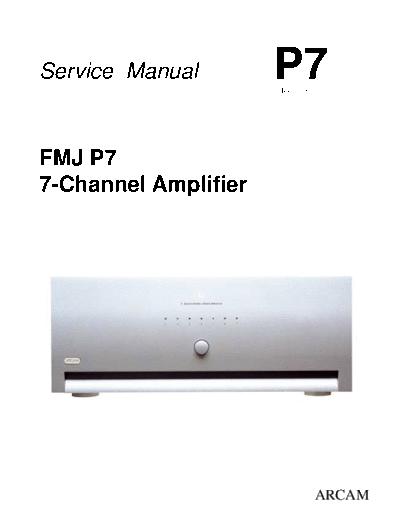hfe_arcam_fmj_p7_service